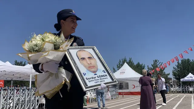 The daughter of the martyr police officer also became a police officer