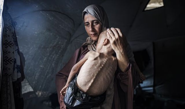 The heartbreaking story of a child wrapped in a plastic bag instead of a diaper, on the brink of starvation