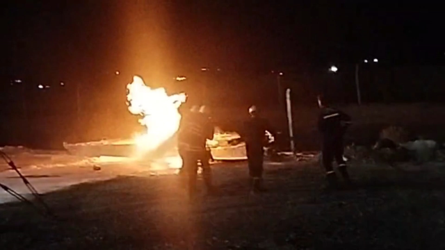 Explosion in the oil drilling well in Diyarbakır