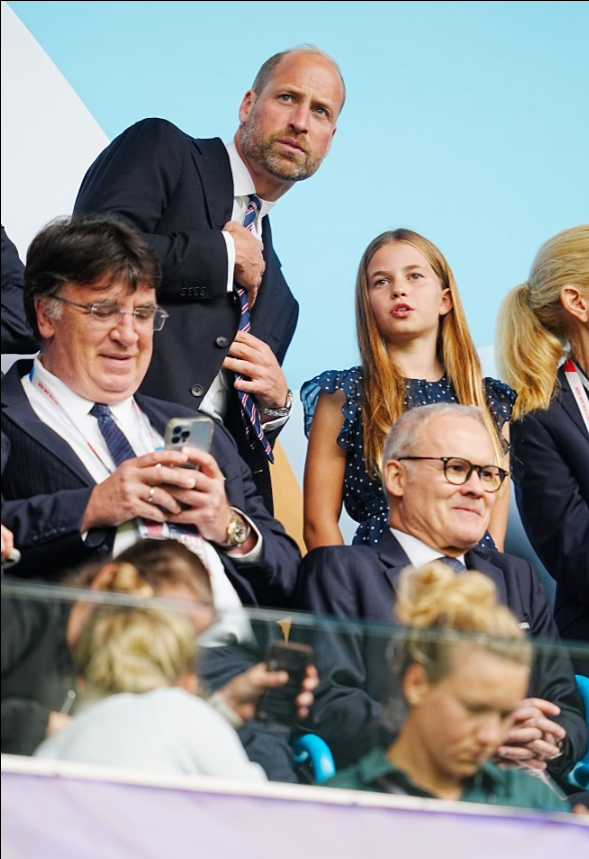 England won the cup, Princess Charlotte's charming reaction made a mark in the final