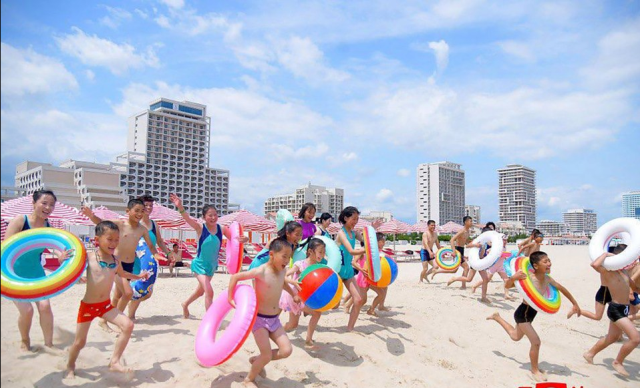 North Korea's 'Ghost' resort Wonsan-Kalma welcomed tourists for the first time