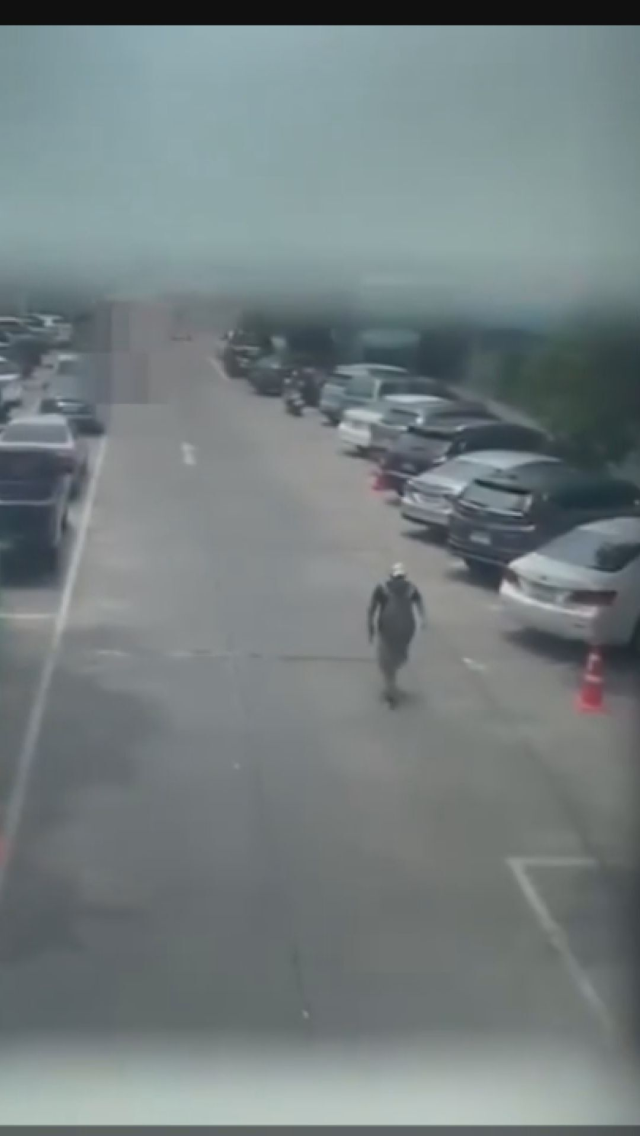 Calmly walked away from the scene after killing 5 people in the market