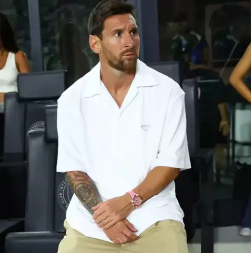 Messi's watch is worth a fortune