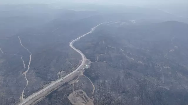 Forest fires in Bursa were brought under control on the 5th day
