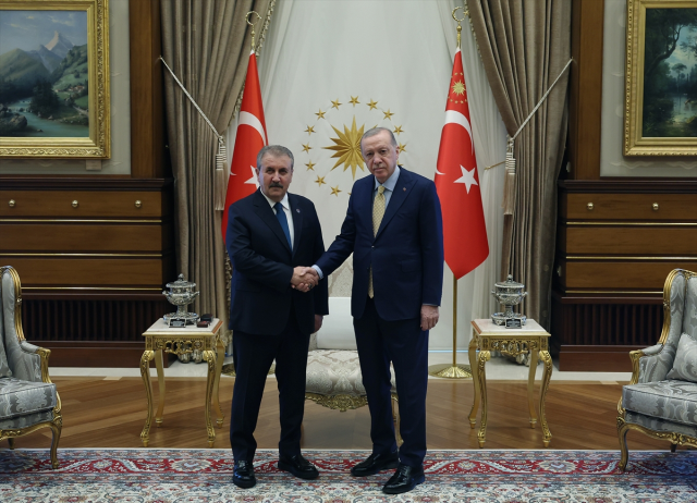 President Erdoğan received BBP leader Mustafa Destici