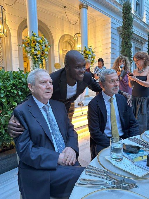 Aziz Yıldırım and Aykut Kocaman side by side! The legends of Fenerbahçe met at the wedding