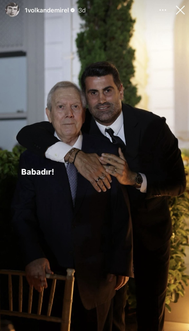 The one-word note written by Volkan Demirel in the photo he shared with Aziz Yıldırım became a trending topic