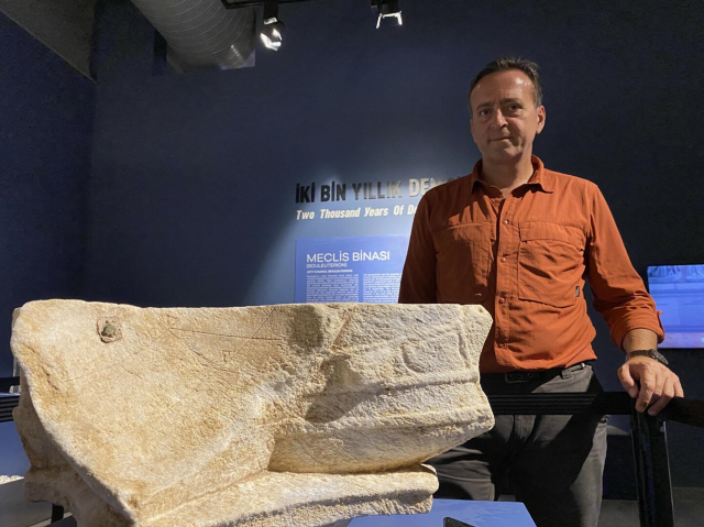 2,200-Year-Old Sun Dial Found in Aigai Ancient City