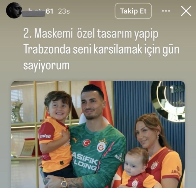 The Trabzon fan punched by Osayi threatened Uğurcan