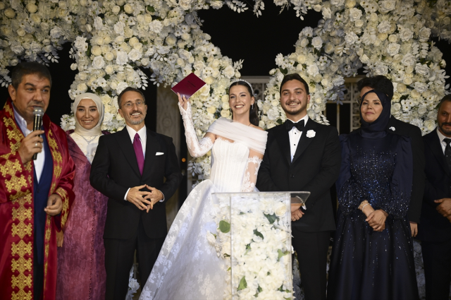 Fahrettin Altun's son got married! Here is the bride seen for the first time