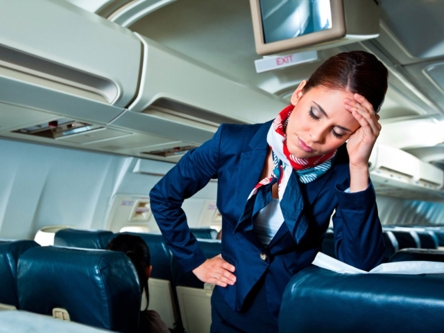 She smelled a 'strange odor' reminiscent of a dirty sock on the plane, then came the disaster