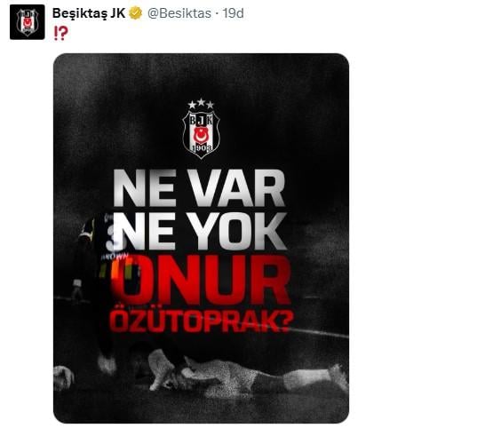 Striking post from Beşiktaş after the Fenerbahçe match