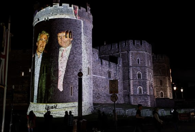 Climate activists stormed the gala organized for Trump's visit to England