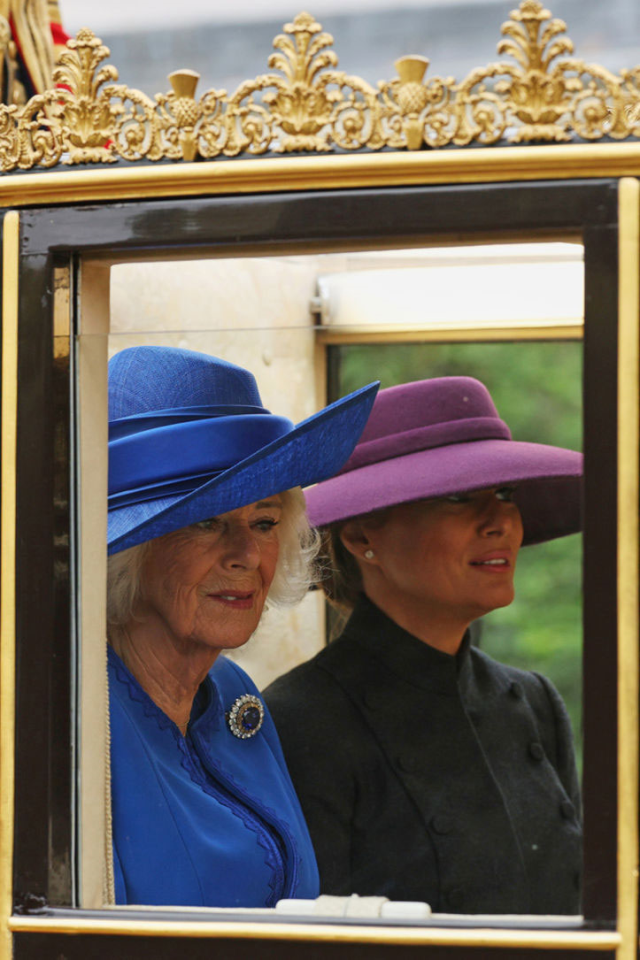 The Trump Couple in England at the Invitation of King Charles