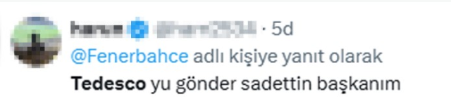 Now, Fenerbahçe fans are reacting to Tedesco's resignation