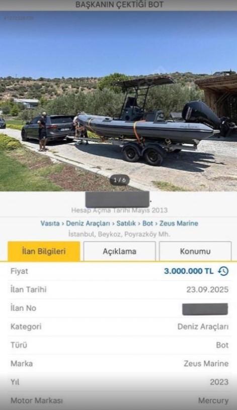 The boat that Sadettin Saran pulled to shore while swimming is up for sale! The price is incredible