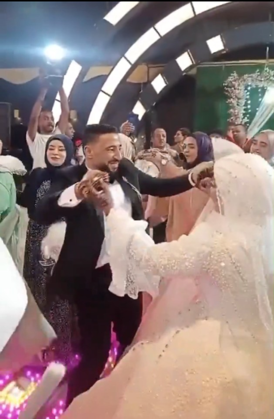 The groom suffered a heart attack and died while dancing with the bride at his wedding