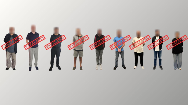 9 criminals wanted with a red notice have been brought to Turkey! An operation extending from Switzerland to Croatia