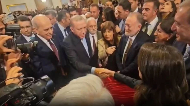 President Erdoğan: I apologize to DEM Party's Hatimoğulları for not shaking hands at the General Assembly