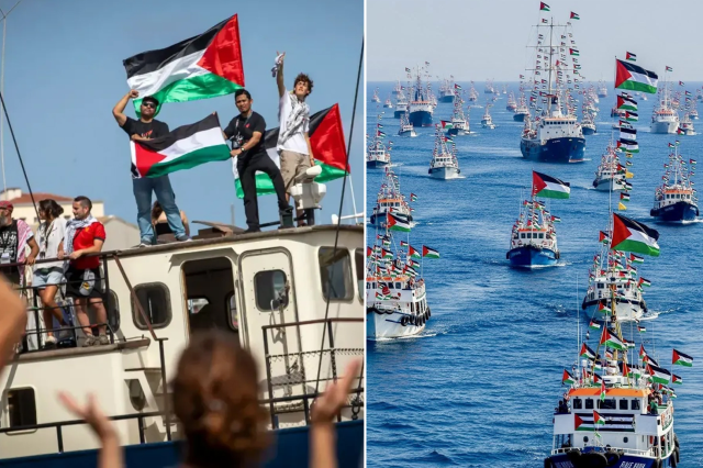 Sumud Fleet has entered a high-risk area! Israeli drones are following step by step