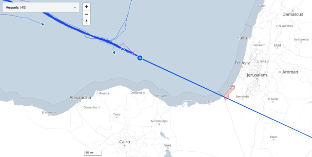 Sumud Fleet has entered a high-risk area! Israeli drones are following step by step