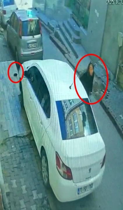 The individuals who took the bag containing 600,000 TL worth of gold were identified through a facial recognition system