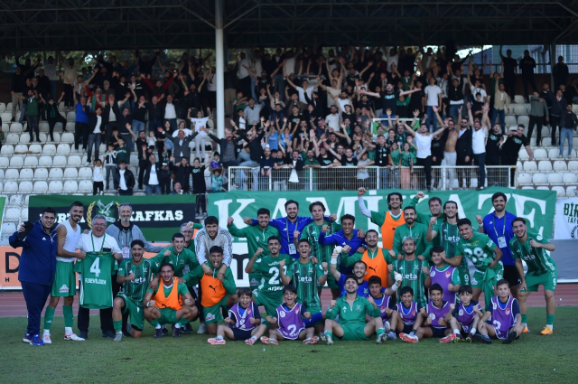 Kafkasspor won despite being left with 8 players in the match they fell behind