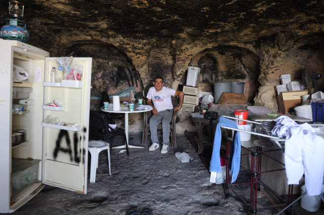 The decision that broke the man who started living in a cave after the earthquake