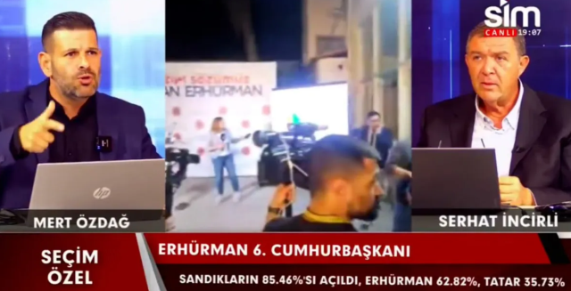 Scandalous words from a TRNC journalist on live broadcast