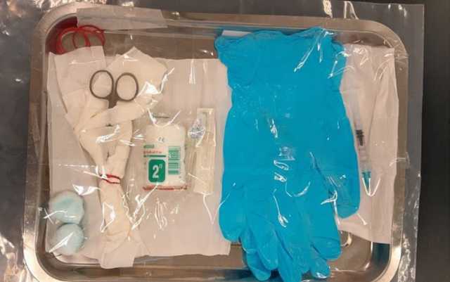 The fake doctor performing penis enlargement surgery in the back of his vehicle was taken into custody