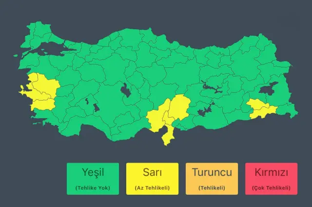 Warnings from the Ministry of Interior and Meteorology! Attention to those living in these 9 provinces