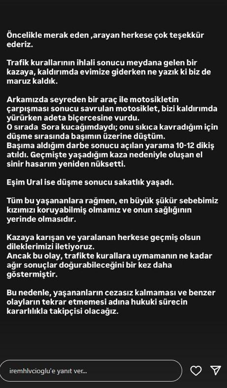 İrem Helvacıoğlu, who survived death, recounted the horror she experienced