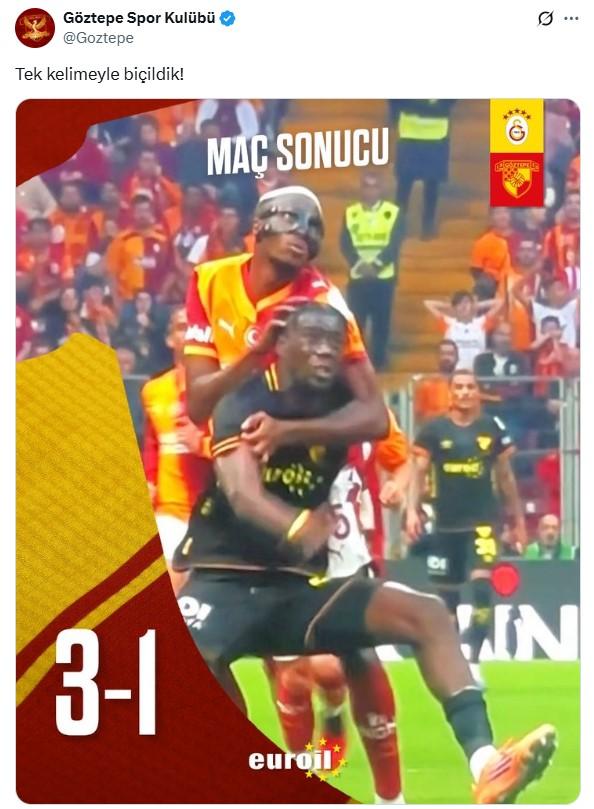 Göztepe's outrage after the Galatasaray match: Same movie every year