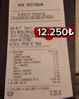 The bill from MasterChef Judge Mehmet Yalçınkaya's venue has been shared! The prices sparked a debate