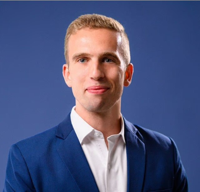 The candidate was removed from the live broadcast after being mistaken for a vegan protester