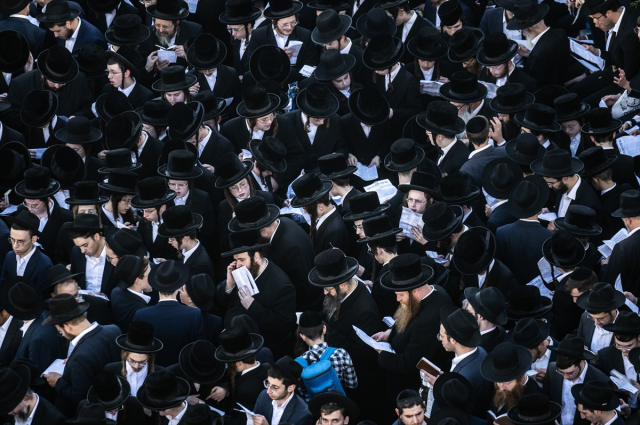 Thousands of Ultra-Orthodox Jews in Israel held an anti-mandatory military service demonstration