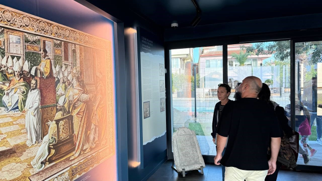 A 2,000-year-old curse was found underwater in Iznik, which the Pope will visit