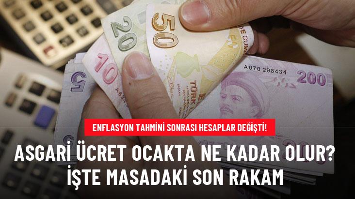 Enflasyon tahmini sonrası hesaplar değişti! İşte asgari ücret için konuşulan rakam