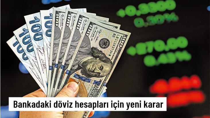 Merkez Bankası, serbest döviz hesapları için ödenecek faiz oranını 75 baz puan indirdi