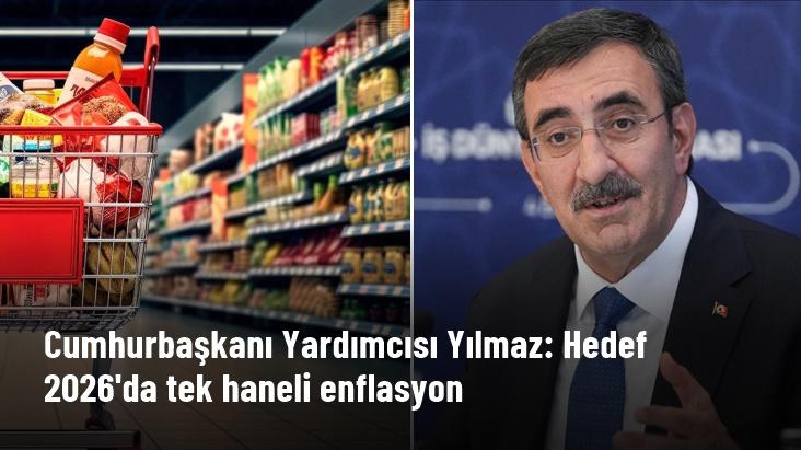 Cumhurbaşkanı Yardımcısı Yılmaz: Gelecek yıl enflasyonu 20'nin altına düşürmeyi hedefliyoruz