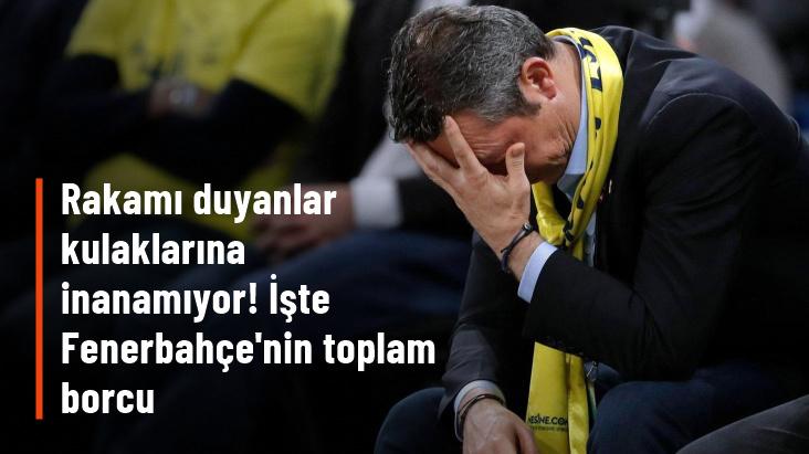 Fenerbahçe'nin borcu belli oldu