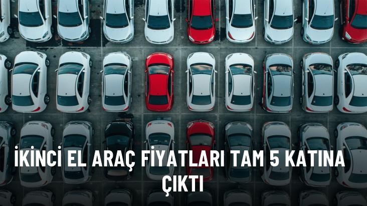 Suriye'de yaşanan siyasi dönüşümün ardından ikinci el araç fiyatları tam 5 katına çıktı