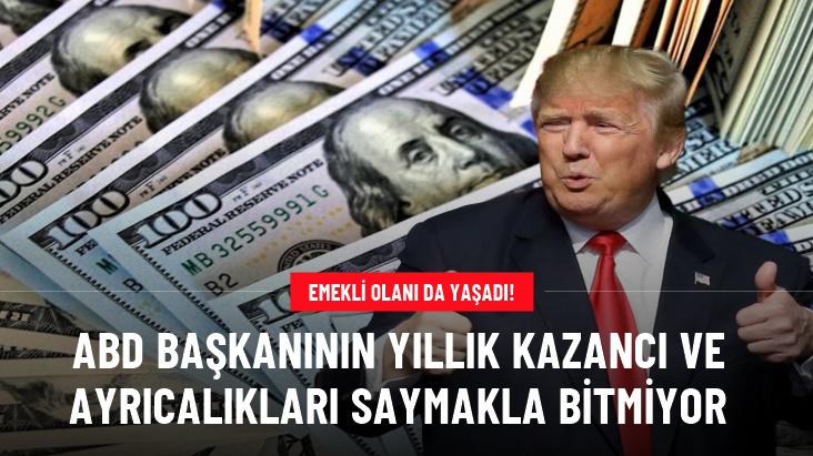 ABD'de yeni başkan Donald Trump'ın yıllık kazancı gündemde