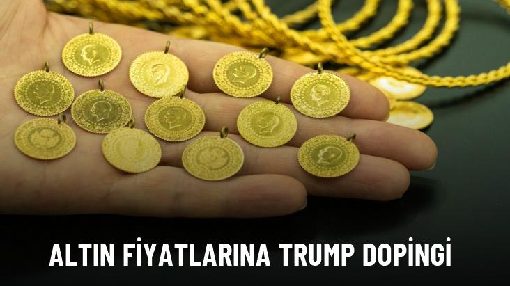 Altın fiyatları Trump etkisiyle yükselmeye başladı