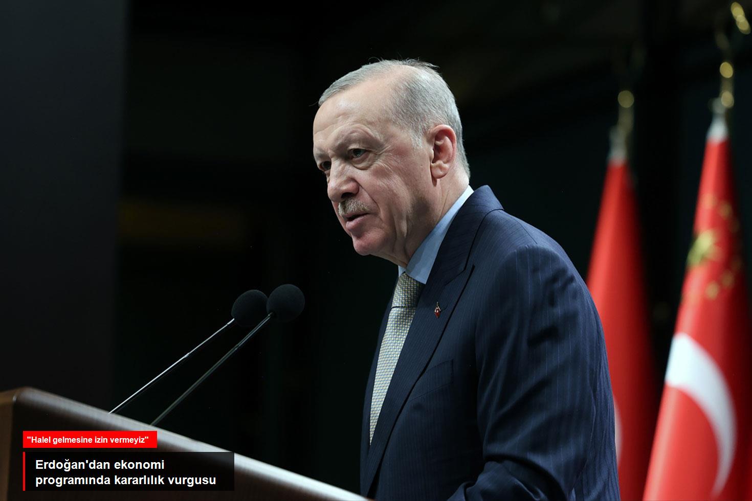 Erdoğan'dan ekonomi programında kararlılık vurgusu: Kazanımlara halel gelmesine izin vermeyeceğiz