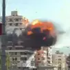 Israeli warplanes destroyed a building in Beirut! The moments of horror were captured on camera.