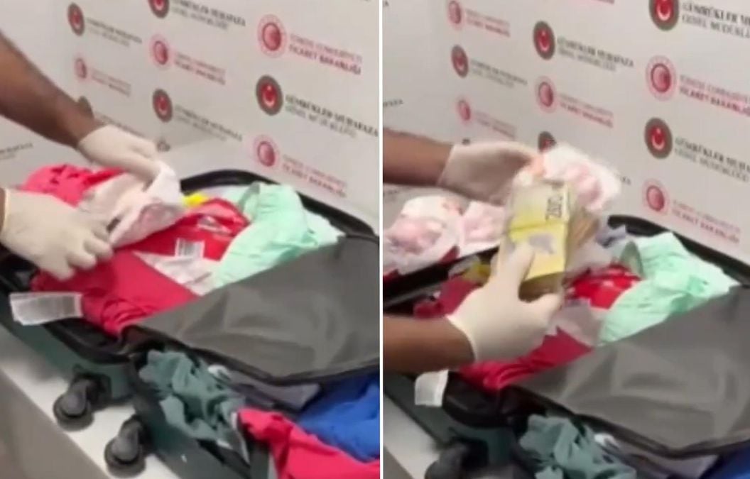 Antalya Havalimanı'nda bebek bezinden servet çıktı