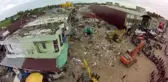 Endonezya'daki Deprem Havadan Görüntülendi