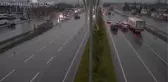 Zincirleme Trafik Kazası Güvenlik Kamerasında
