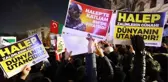 İran'ın Temsilcilikleri Önünde Halep Protestosu!